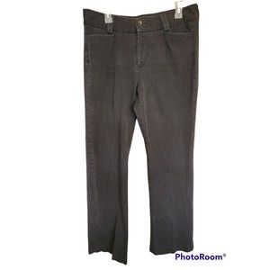 Lee Perfect Fit Sz 12M Black Just Below The Waist Woman's Jeans